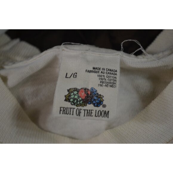 Vancouver Marathon Crew of 1991 Large White Shirt Fruit Of The Loom Vintage - Picture 8 of 11